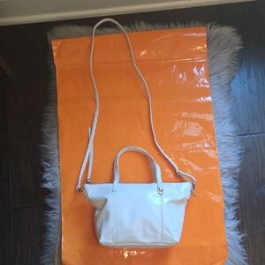 Hobo Kingston Leather Mini Bag In Cream